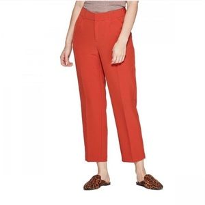 A NEW DAY Plus Size Orange Red Pleat Trouser Pants